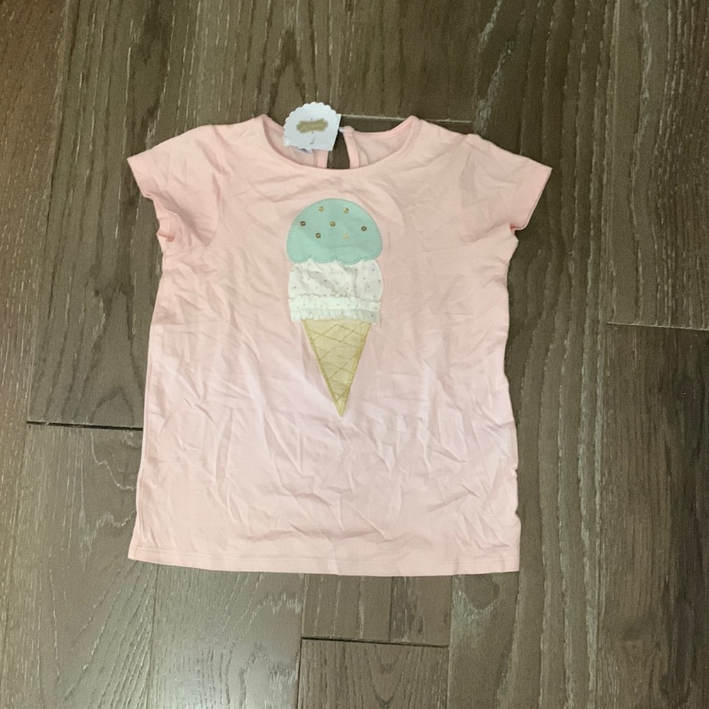 Mud Pie Pink Ice Cream Tee